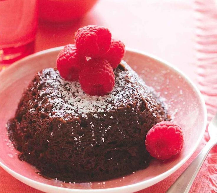Chocolate+Raspberry+Mug+Cake